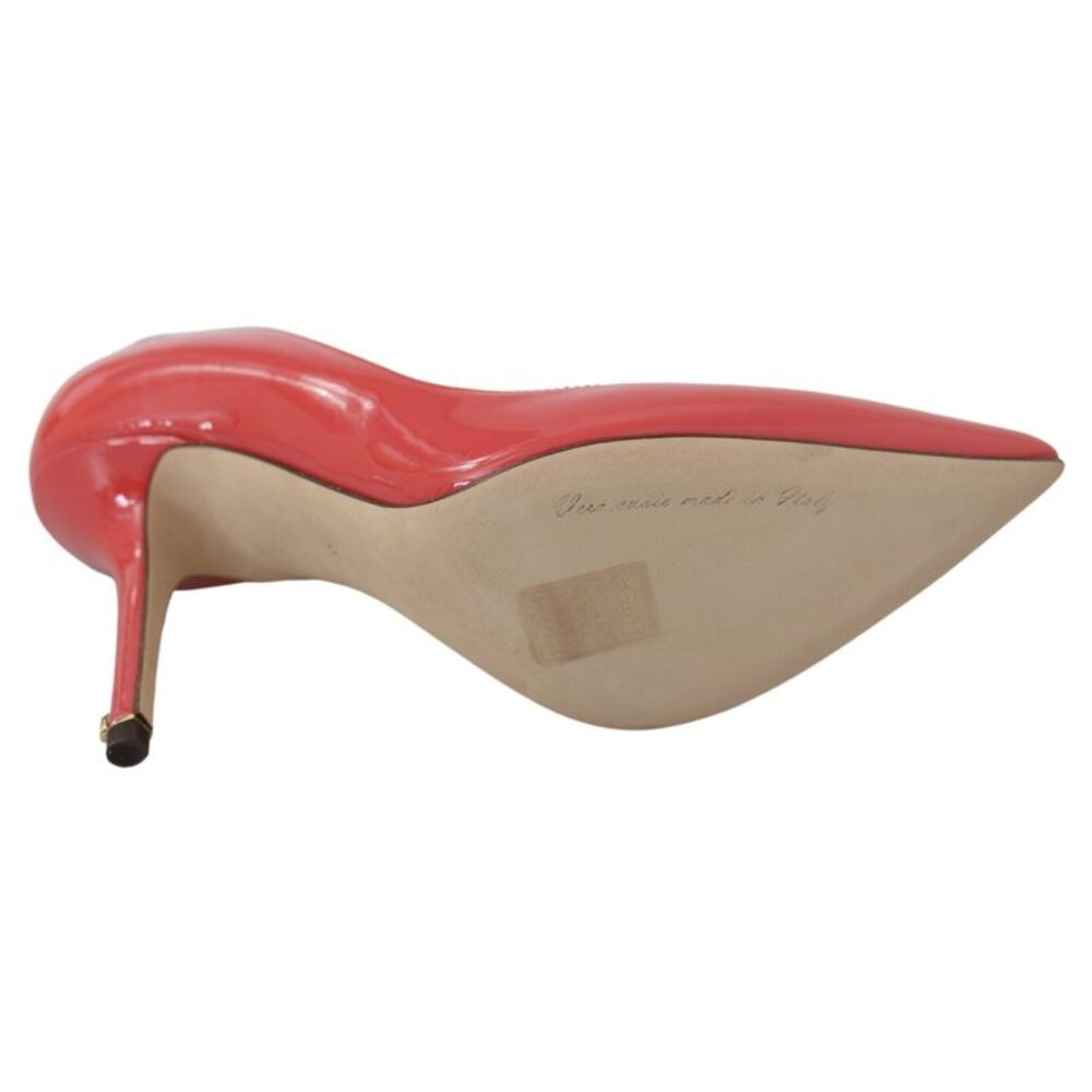 Dolce & Gabbana Dark Pink Patent Leather Heels Women's Pumps